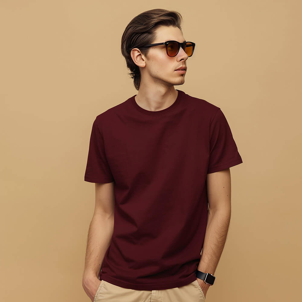 Men's Crew Neck Cotton T-Shirt