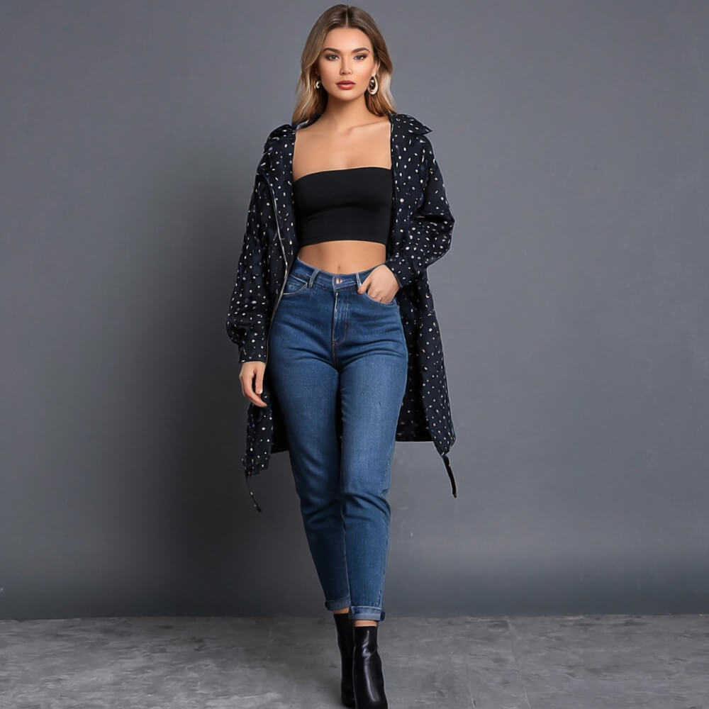 Women's Skinny Fit Stretch Denim Jeans
