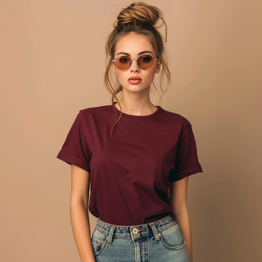 Women's Crew Neck Cotton T-Shirt