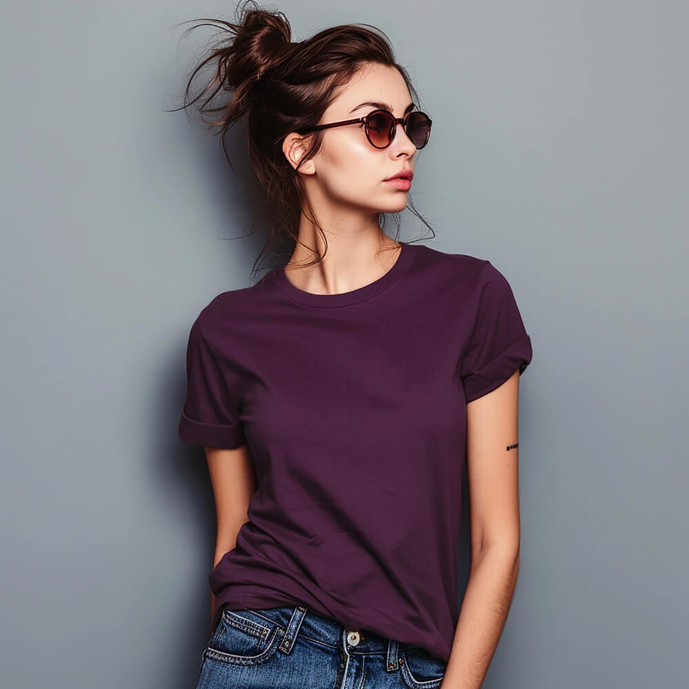 Women's Crew Neck Cotton T-Shirt